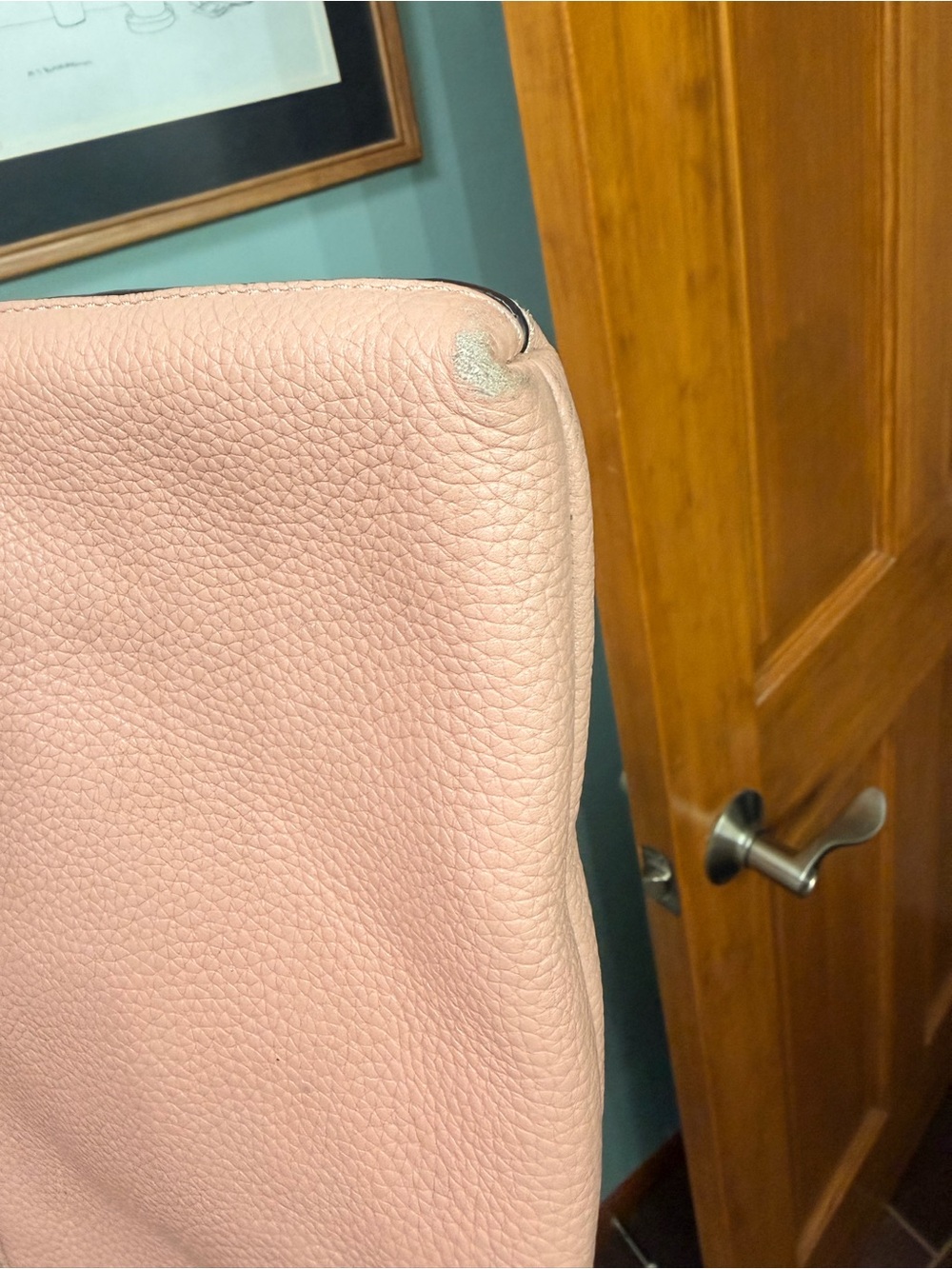 kate spade Blush Pink Pebbled Leather Crossbody - Picture 8 of 9